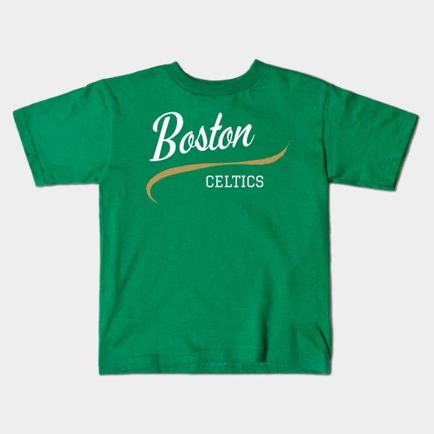 Celtics Kids T-Shirt by CityTeeDesigns